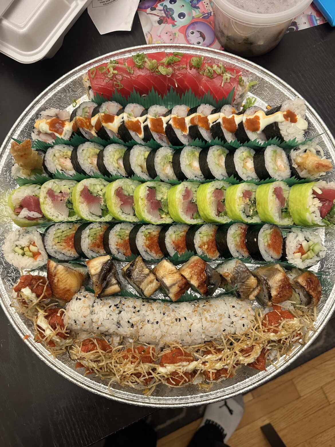 Have you bought your mother sushi tray today?