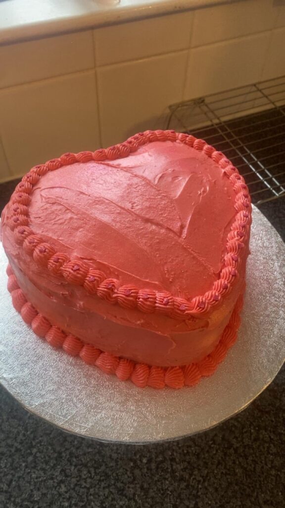 I baked my little cousins bday cake!