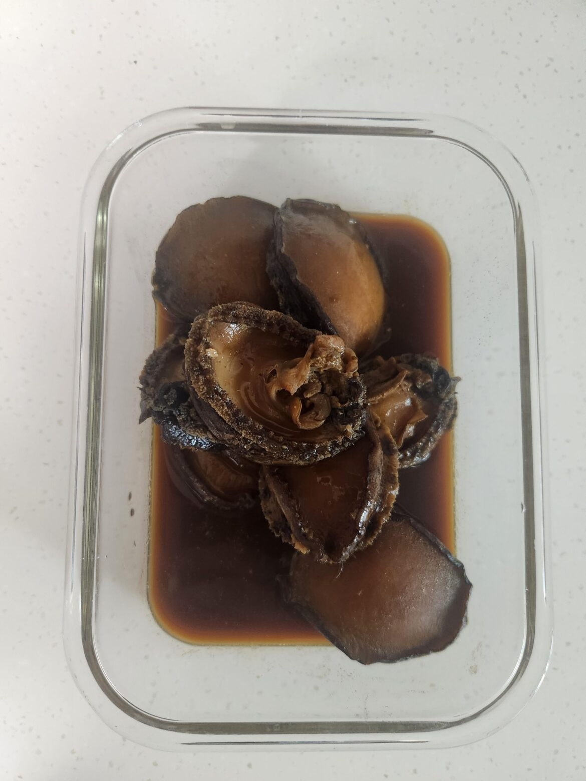 Soy-marinated Abalone