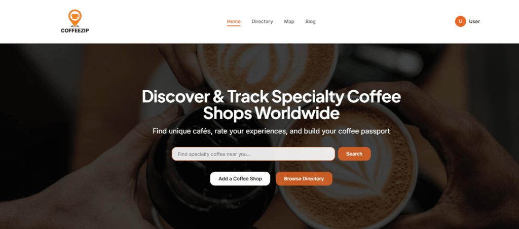 Let's build a specialty coffee directory