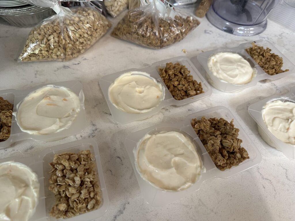 Meal prep for my son post-surgery