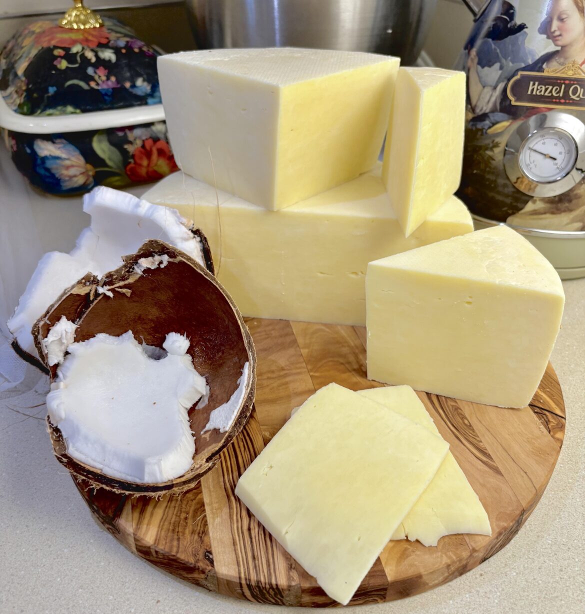 Homemade Coconut Cream Gouda