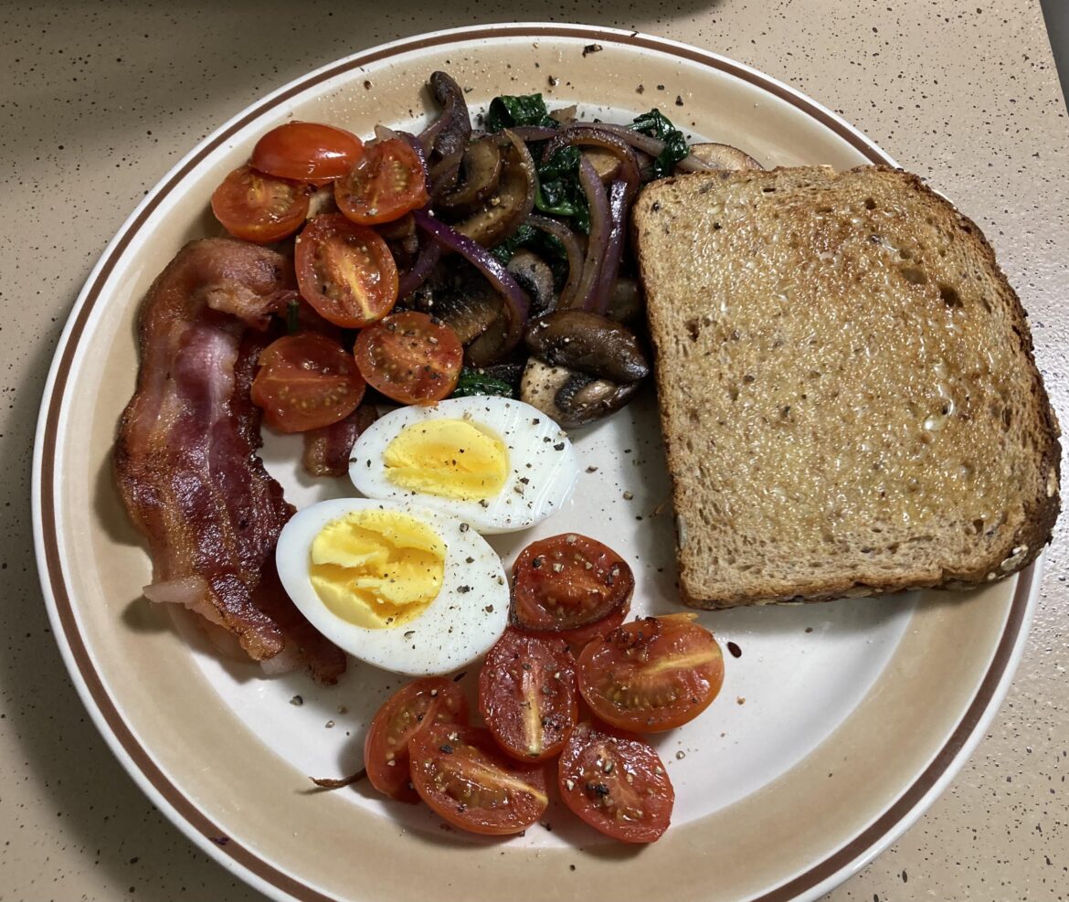 What a 400 calorie breakfast looks like