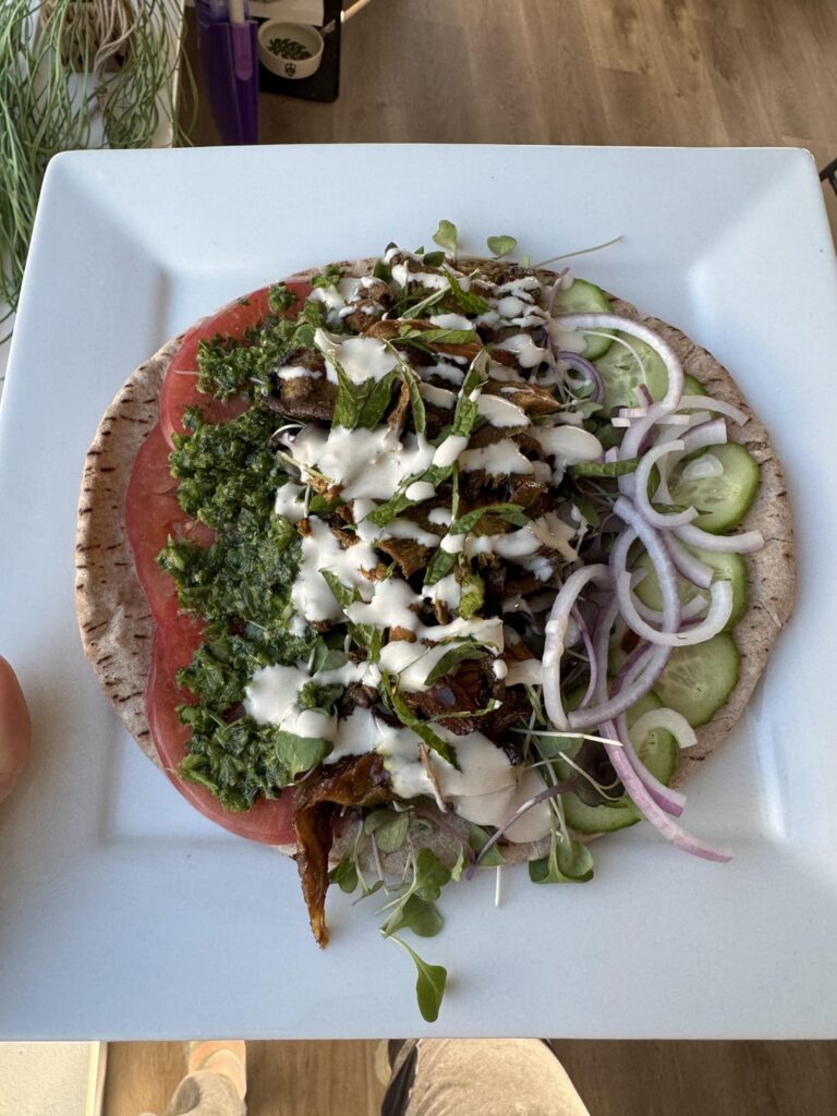 I made Oyster Mushroom Shawarma