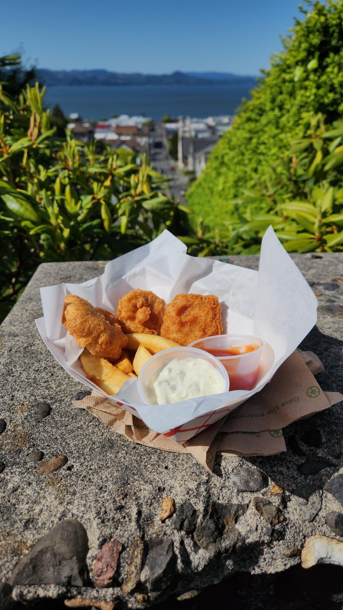 Fish and Chips from Bowpicker in Astoria, Oregon