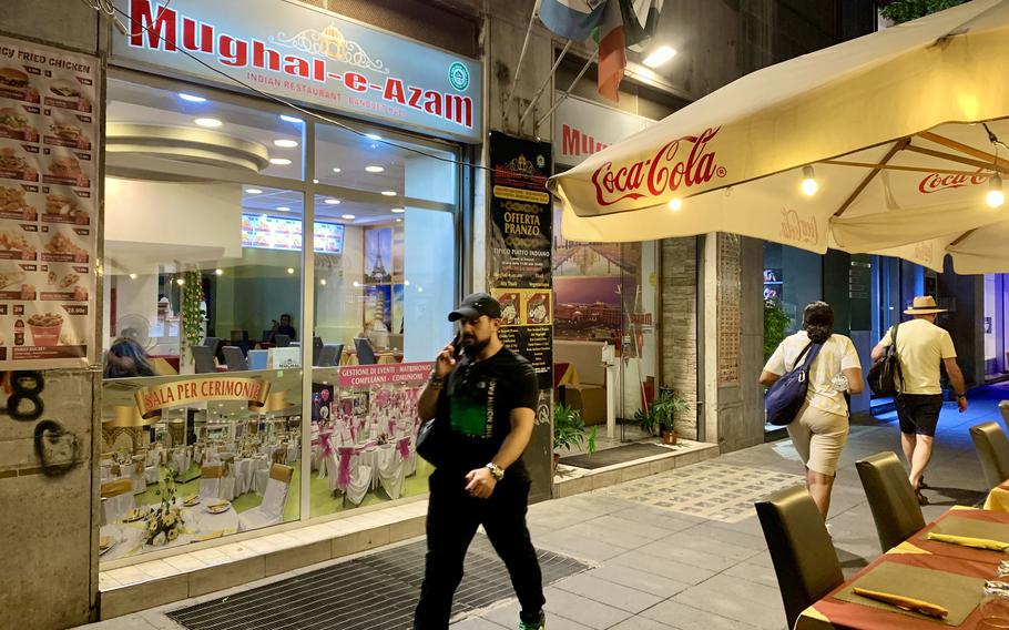 There are a few Indian restaurants in Naples, Italy, but Mughal-e-Azam in the Quartieri Spagnoli is among the best, serving Punjab cuisine from India's north. Patrons can choose from a spiciness range of mild to very hot. 