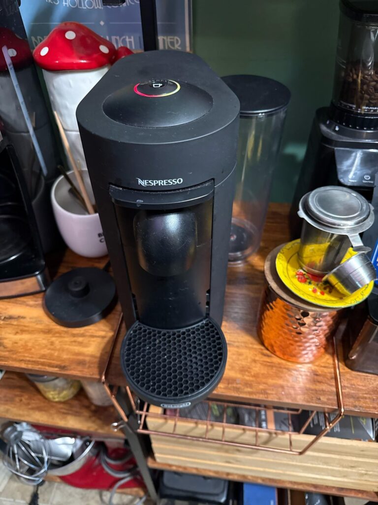 Nespresso stuck in descale mode.