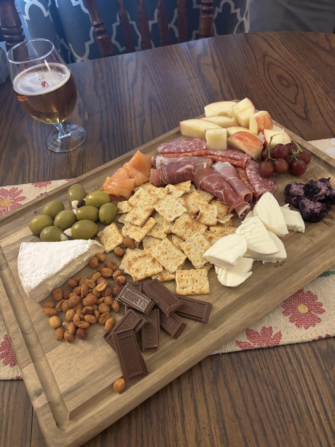 My first charcuterie board