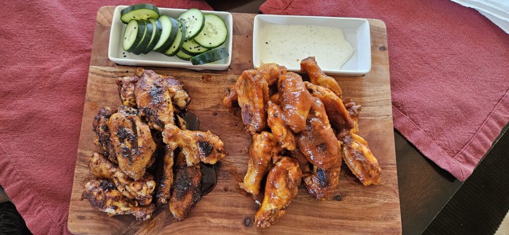 Wings are ready. Come on over.