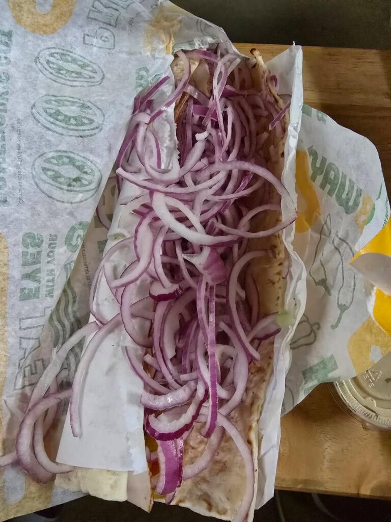 my sisters average subway sandwich