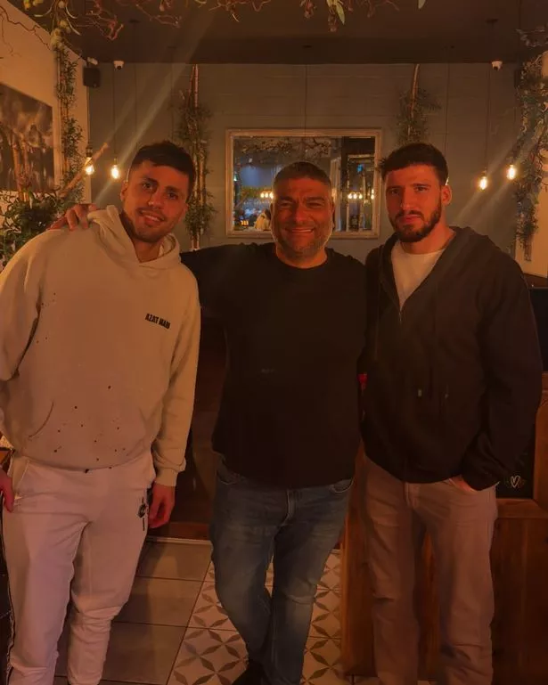 Manchester City stars Ruben Dias and Rodri enjoyed a visit to Vero Moderno in Salford earlier this week