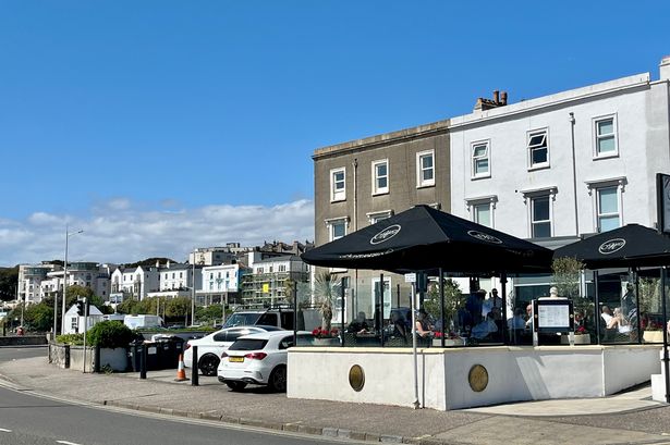 Il Michelangelo restaurant on Weston-super-Mare seafront