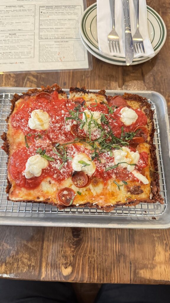 Paulie Gee’s award winning pizza… not bad, not amazing either