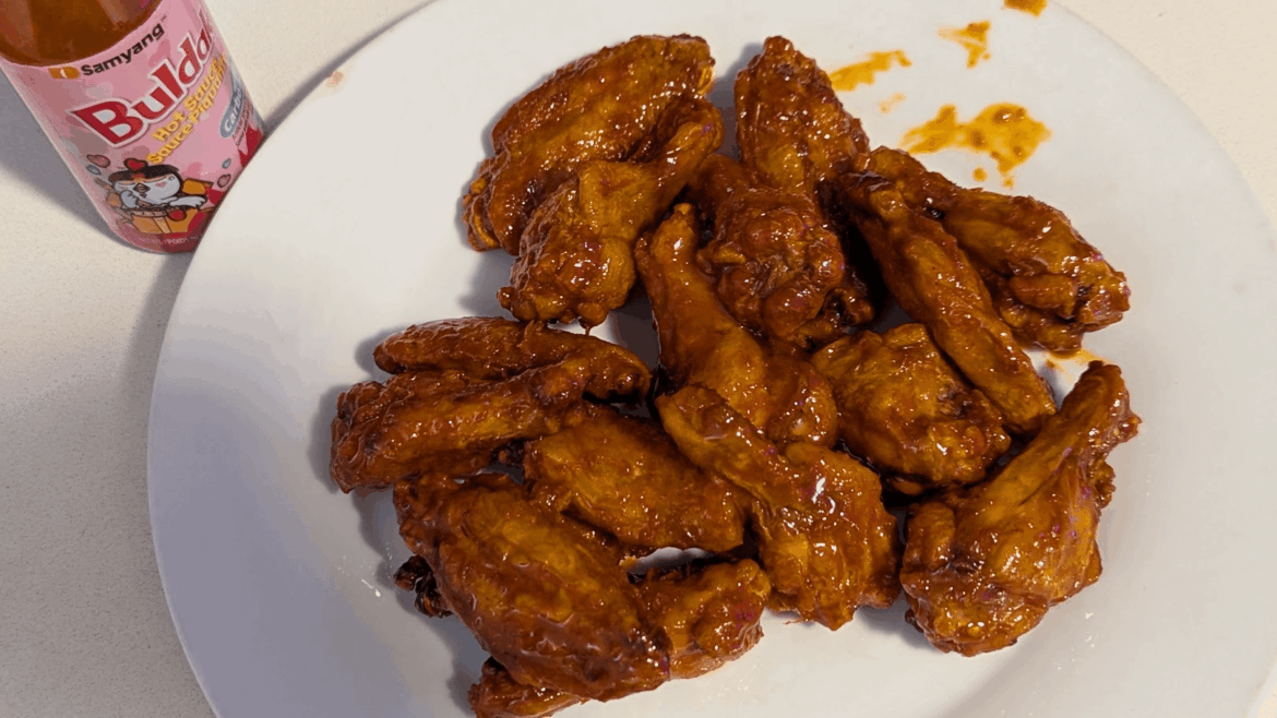 Buldak Carbonara Hot Wings 🔥