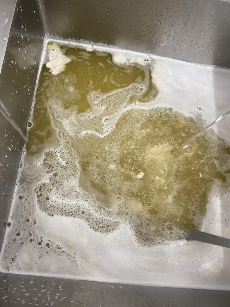 Yes chef! All the chicken stock down the drain as requested 🫡