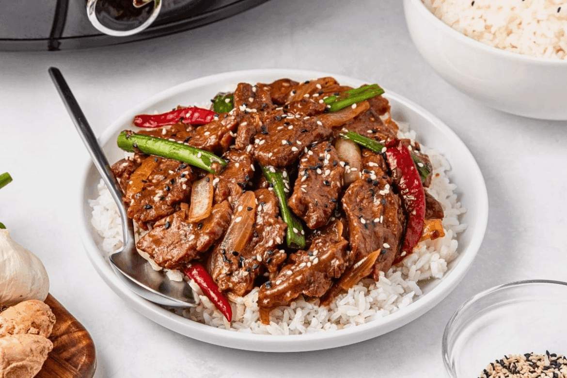 Slow Cooker Mongolian Beef