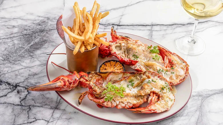 Food at Brasserie B Vegas