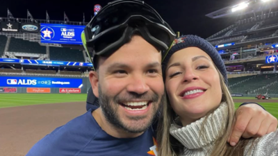 Jose Altuve's wife Nina gushes over Astros star's stylish lunch-date looks at Italian restaurant