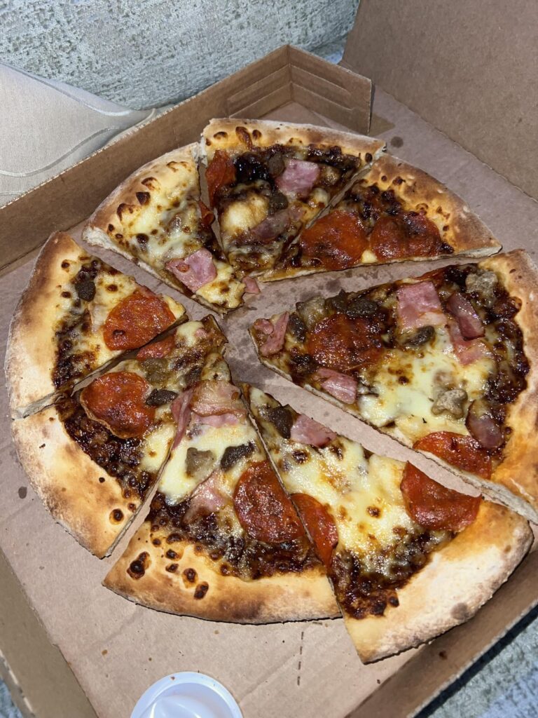 I’m sorry but my pizza looks like it was cut by a blind person…