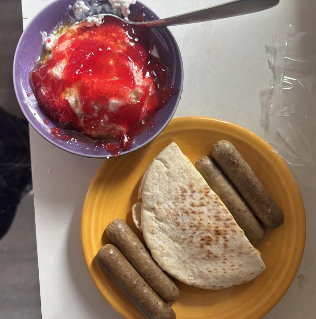 Lunch 508cals 49g protein