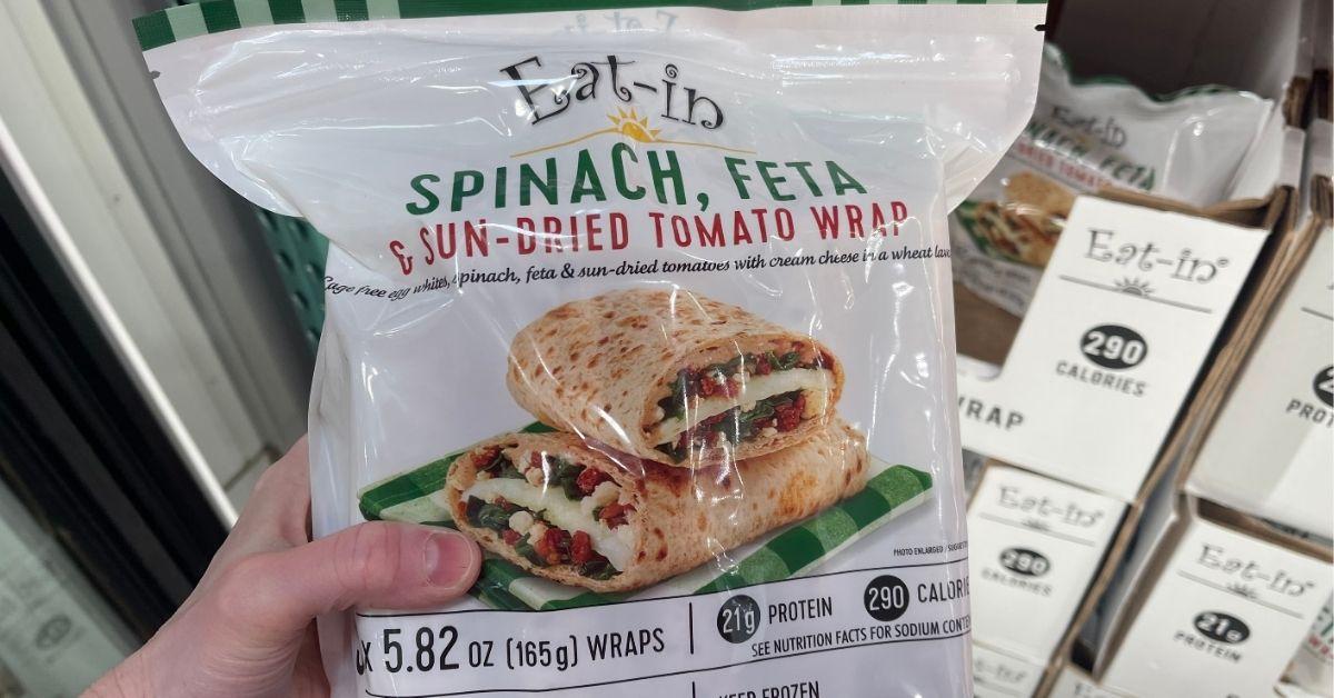 spinach feta wrap