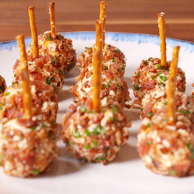 Loaded Cheese Ball Bites Vertical