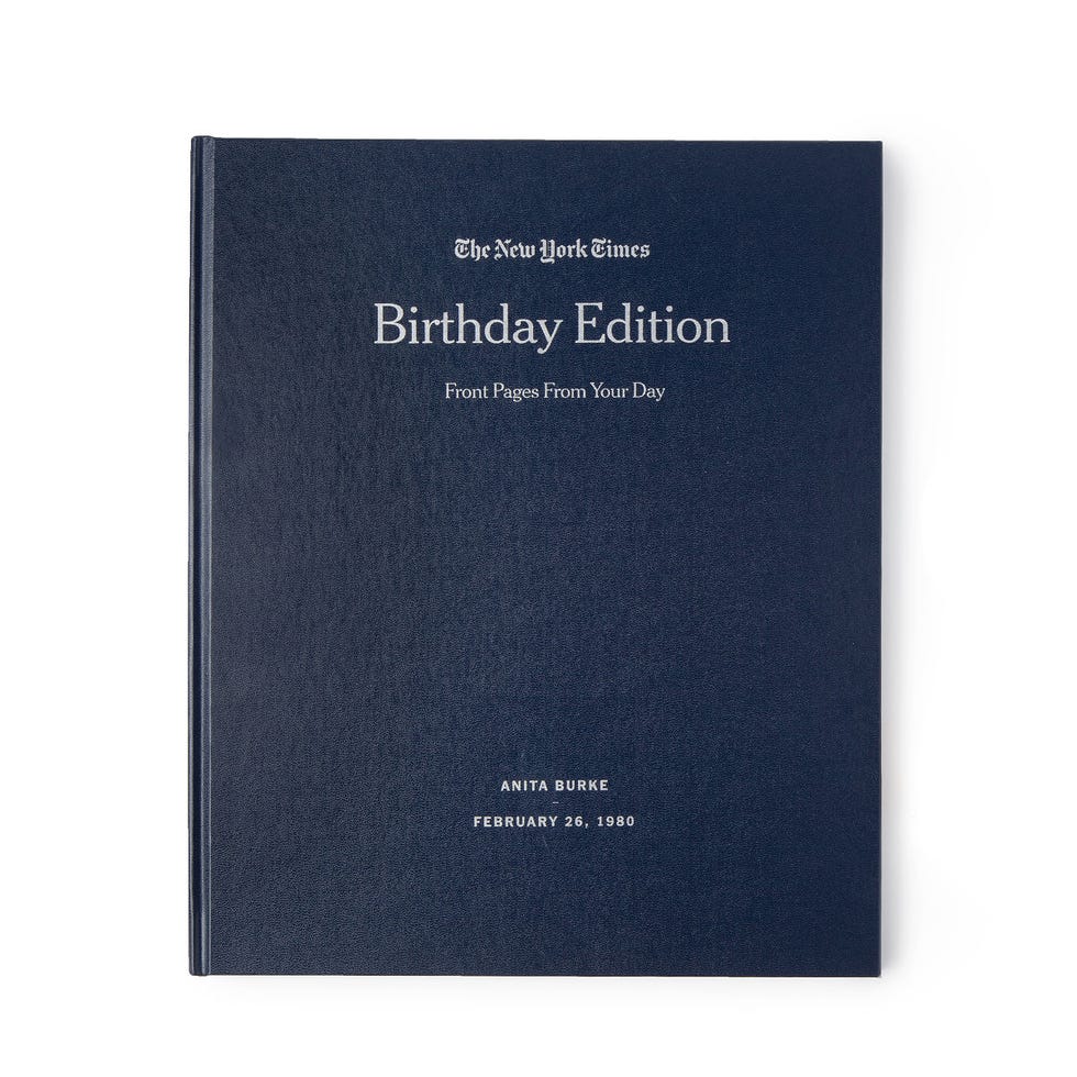 The New York Times Custom Birthday Book