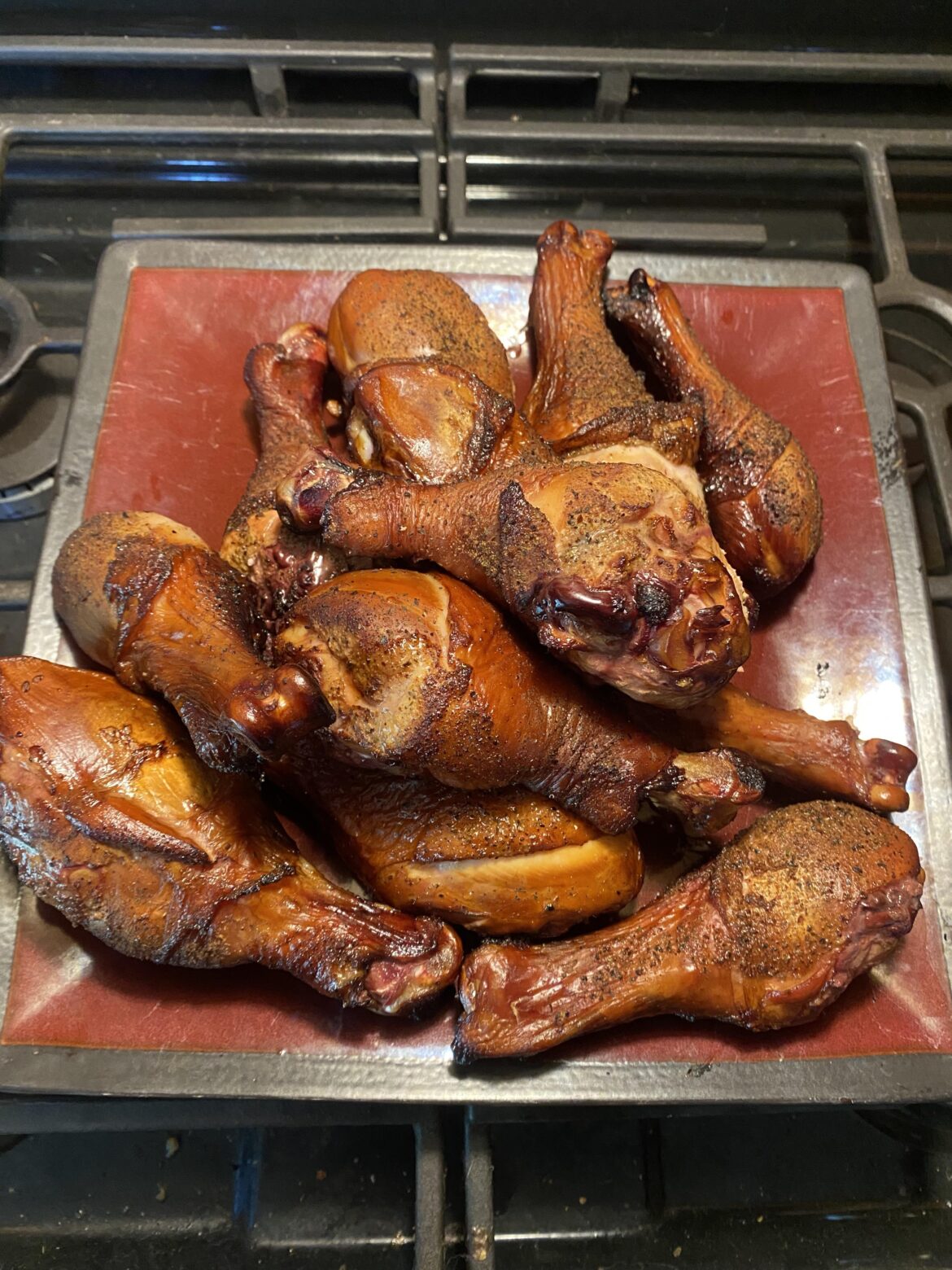 Quick dinner on the smoker