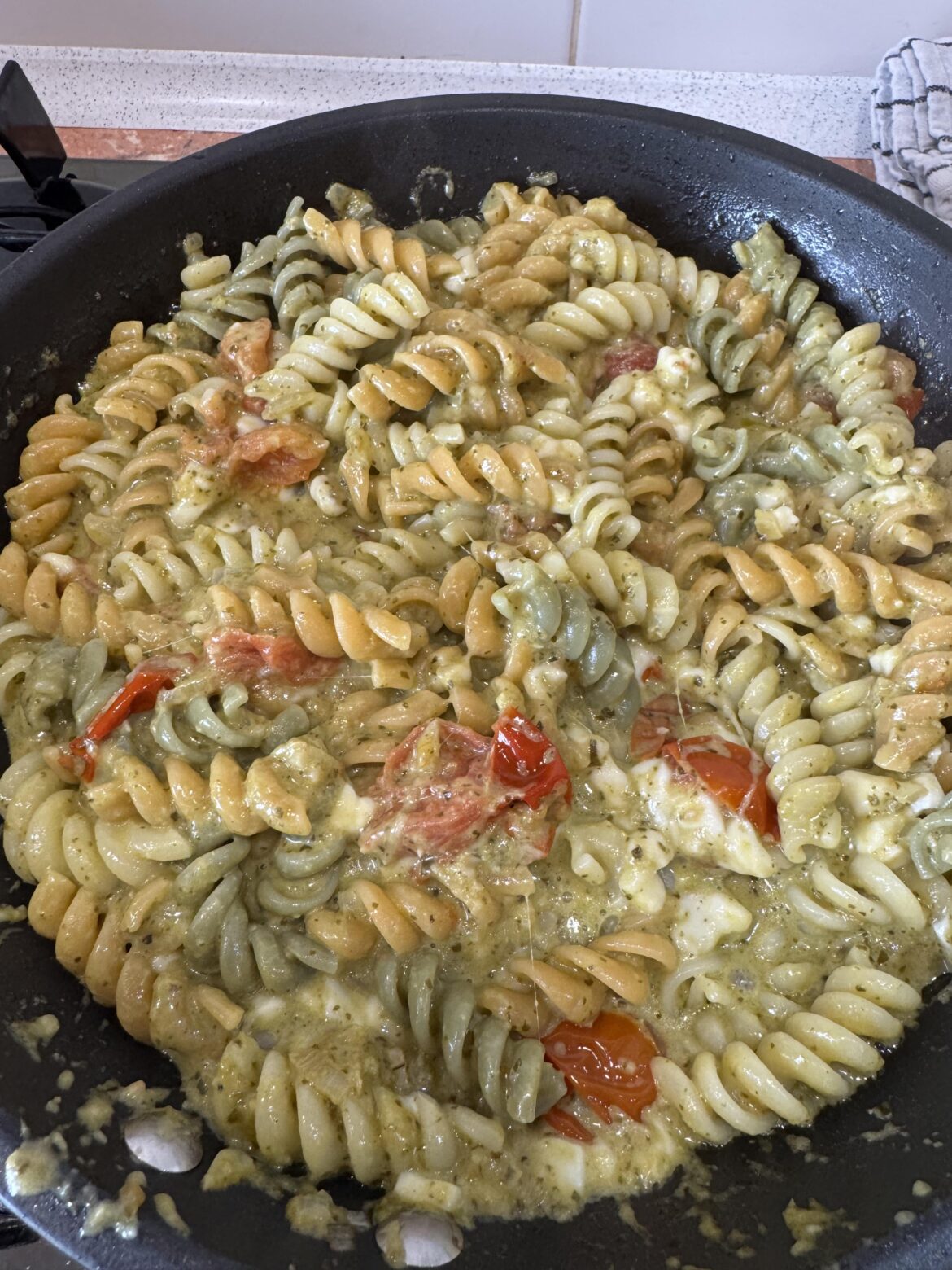What do you think? Pesto pasta What do you think? Pesto pasta