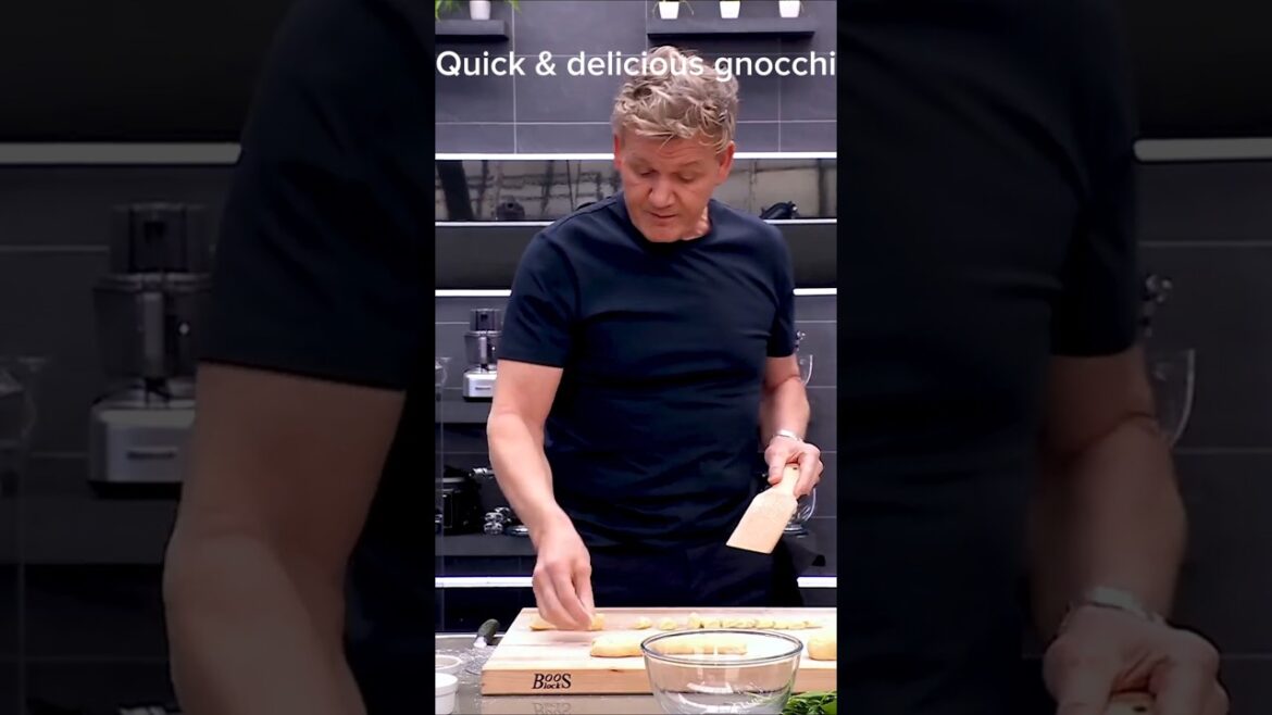Gordon Ramsay-Style Gnocchi Recipe in 50 Seconds | Quick & Easy Homemade Pasta!