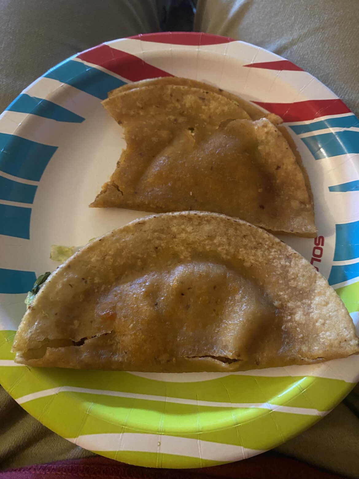 Microwaved jack in the box tacos