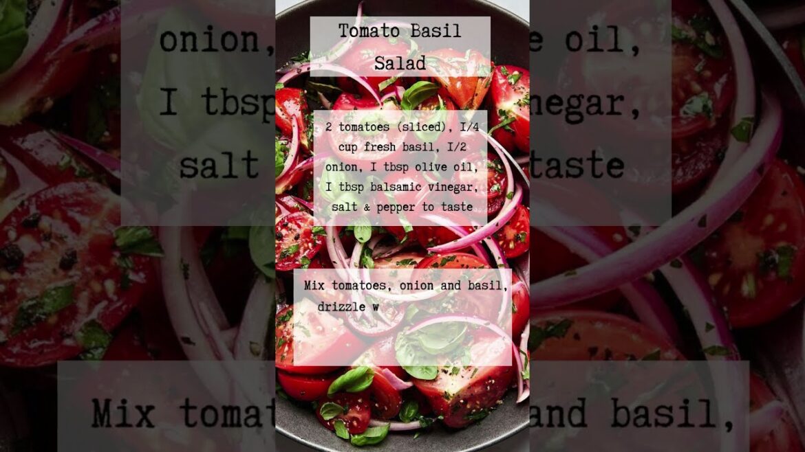Tomato Basil Salad #short #shorts #shortsvideos #shortvideo #shortsvideos #recipes #heathyfood Tomato Basil Salad #short #shorts #shortsvideos #shortvideo #shortsvideos #recipes #heathyfood