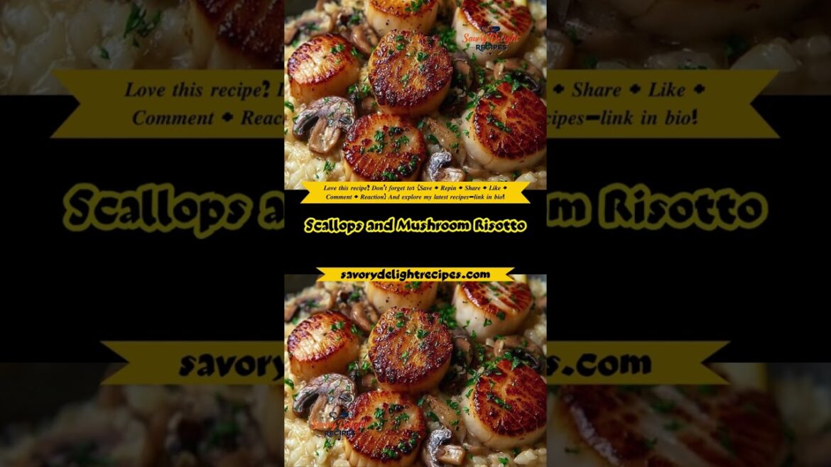 Scallops and Mushroom Risotto Scallops and Mushroom Risotto