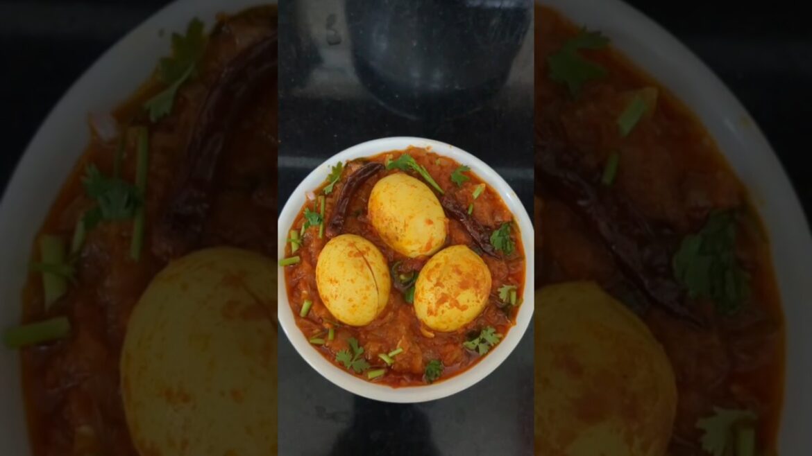 Easy Egg Curry recipe | Egg masala recipe #egg #shorts #ytshorts