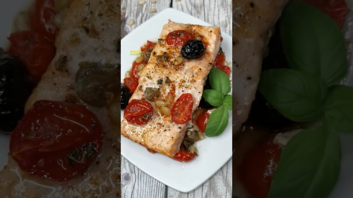 Salmone al forno velocissimo, umido, dolce e gustoso
