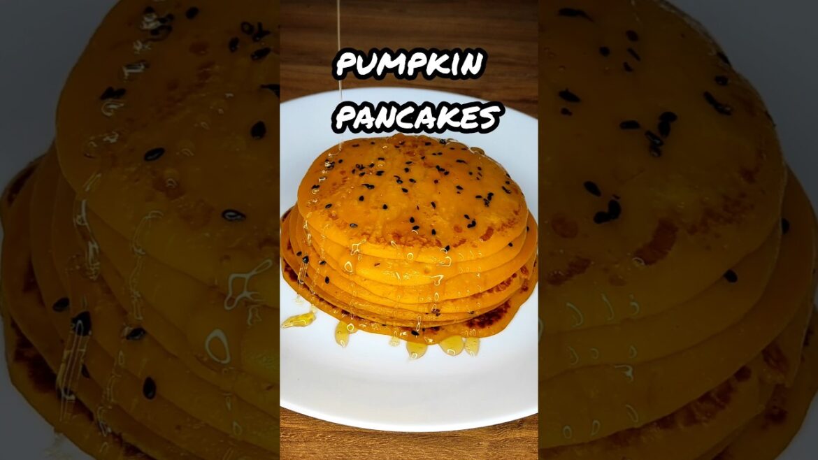 Healthy pumpkin pancakes recipe / ASMR /#asmrcooking  #shorts #pancake #pumpkinpancakes