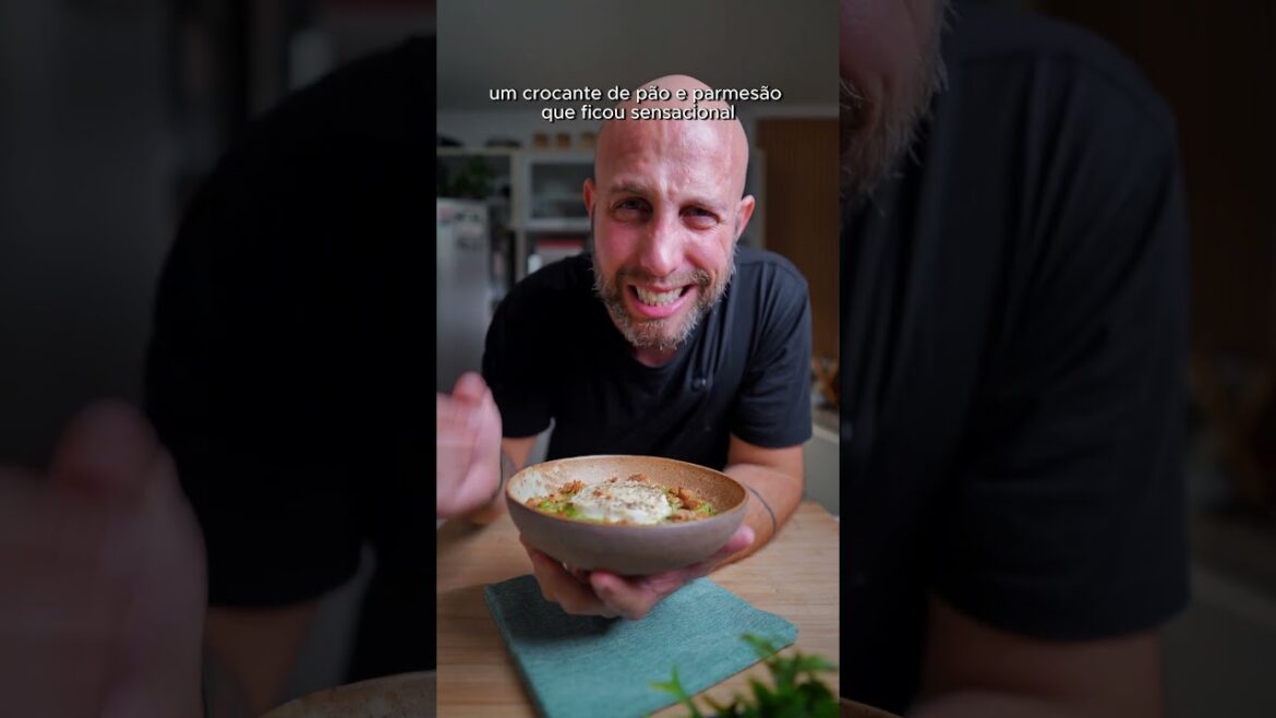 Risoto de espinafre e ervilha com burrata trufada