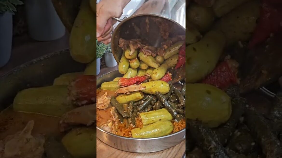 Kousa Mahshi – Gefüllte Zucchini auf Libanesische Art