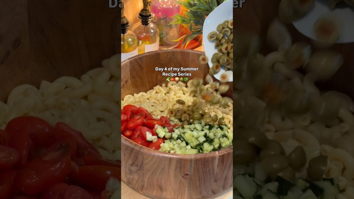 Zesty Olive Pasta Salad Zesty Olive Pasta Salad