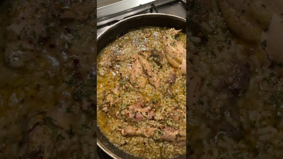 Creamy Chicken Pan Risotto | A Delightful One Pot Dinner Creamy Chicken Pan Risotto | A Delightful One Pot Dinner