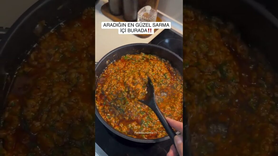 YAPRAK SARMA TARİFİ  #pratiktarifler #tarif #yemektarifleri #sebzeyemekleri