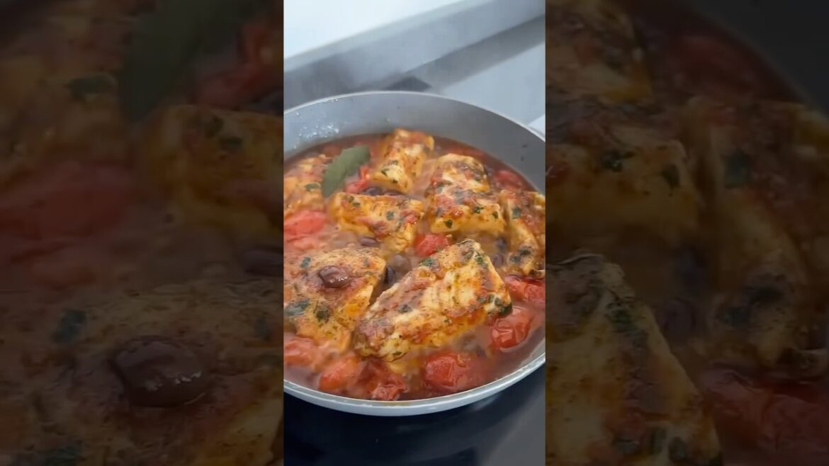 Mediterranean Baked Fish with Tomatoes & Olives | Easy and Delicious! Mediterranean Baked Fish with Tomatoes & Olives | Easy and Delicious!