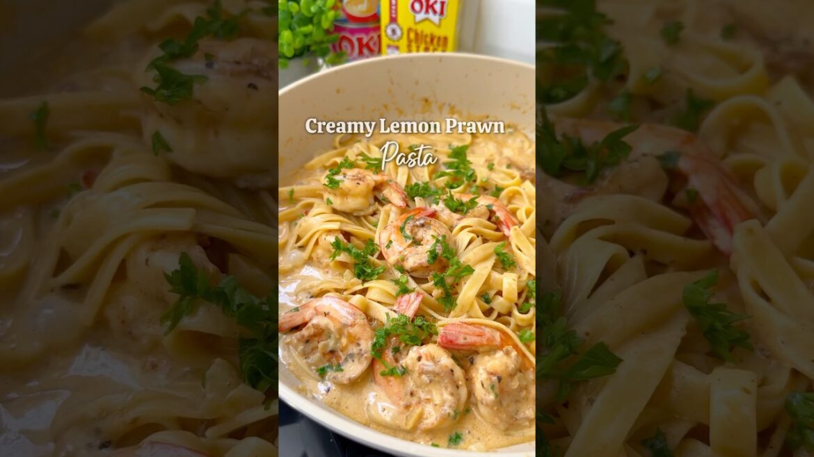 Creamy Lemon Prawn Pasta Creamy Lemon Prawn Pasta