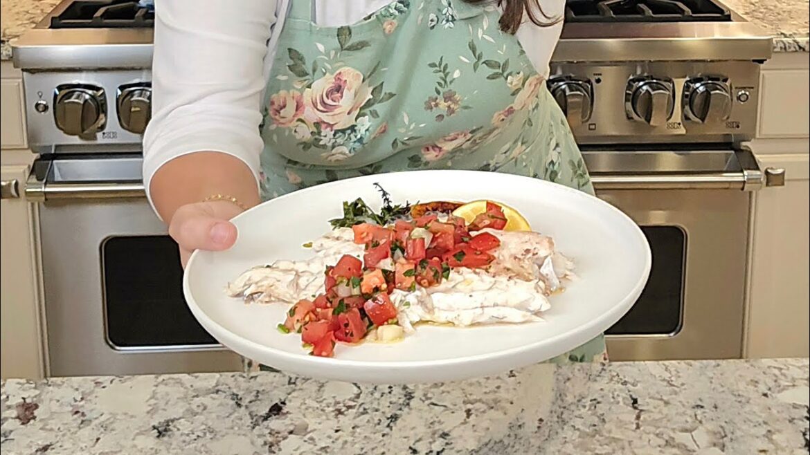 Whole Roasted Branzino with Fresh Tomato Salsa Whole Roasted Branzino with Fresh Tomato Salsa