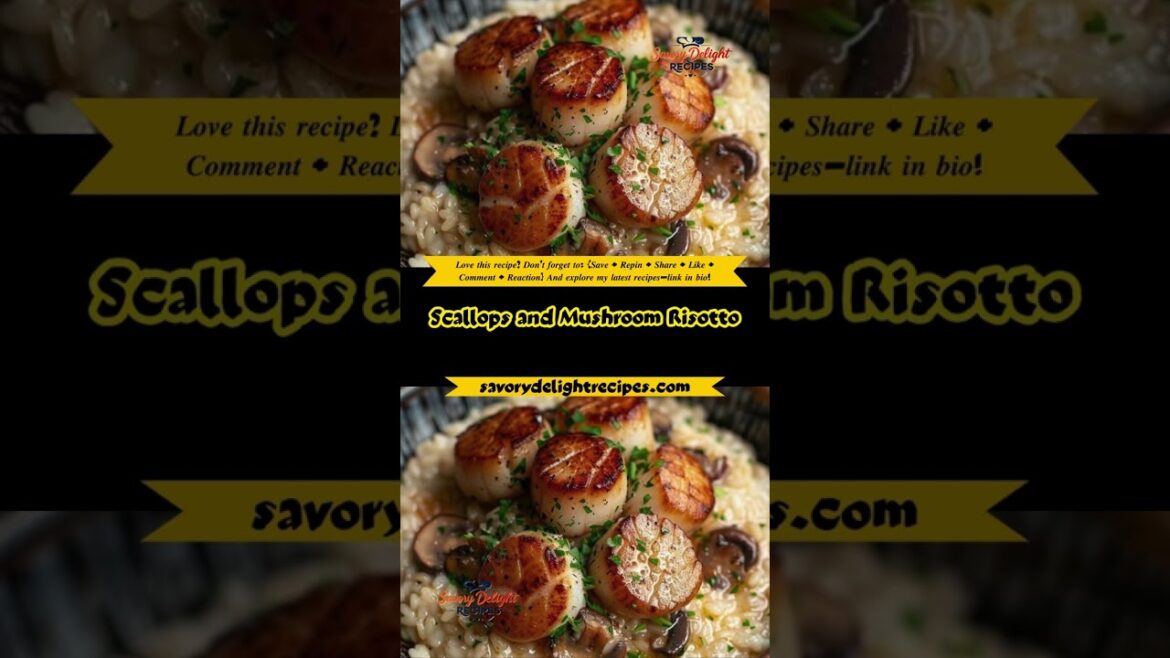 Scallops and Mushroom Risotto