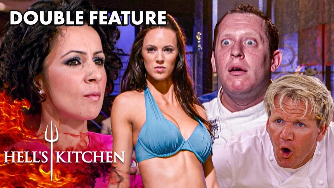 Fashion Night CHAOS With RAW Beef & 11 WASTED Fish! | Hell's Kitchen Double Episode