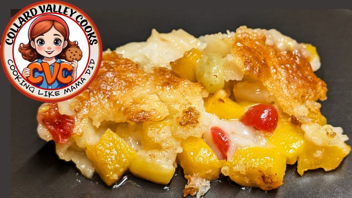 Fruit Cocktail Cobbler, Made with My Classic Cobbler Shortcut Recipe