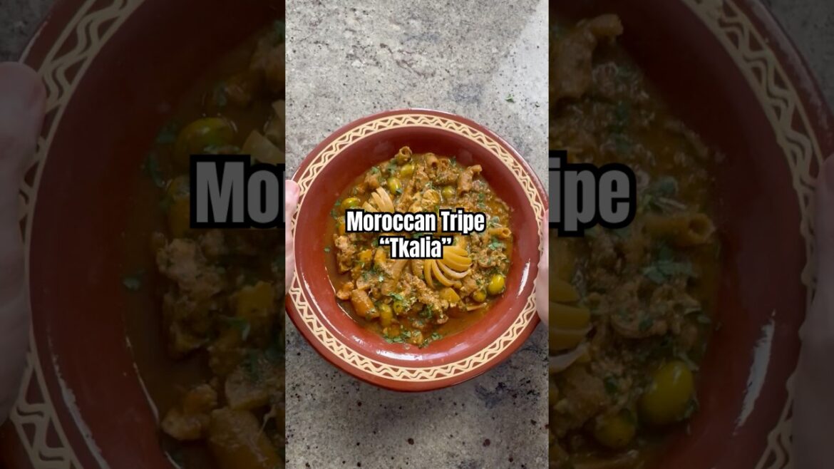 Tkalia – Famous Moroccan Tripe Stew Prepared For Eid Al-Adha. A Traditional Moroccan Lamb Recipe! Tkalia - Famous Moroccan Tripe Stew Prepared For Eid Al-Adha. A Traditional Moroccan Lamb Recipe!