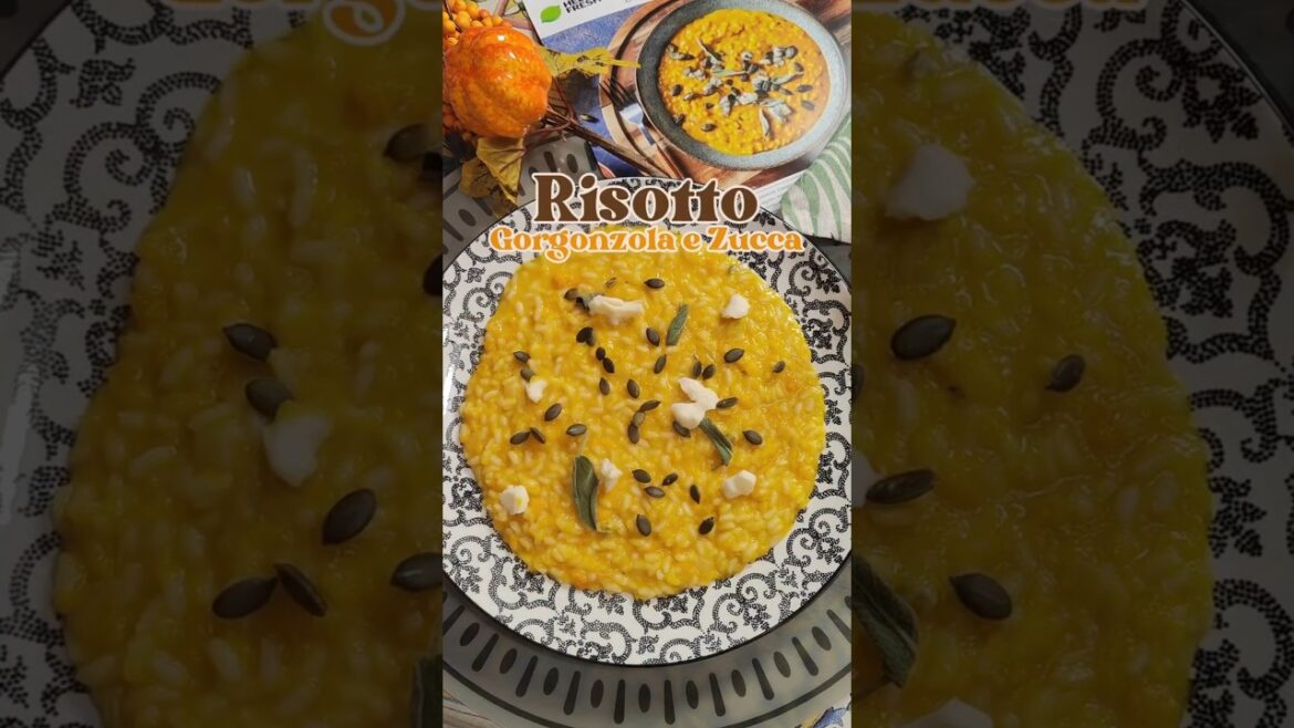 RISOTTO CON ZUCCA E GORGONZOLA • In cucina con HelloFresh RISOTTO CON ZUCCA E GORGONZOLA • In cucina con HelloFresh