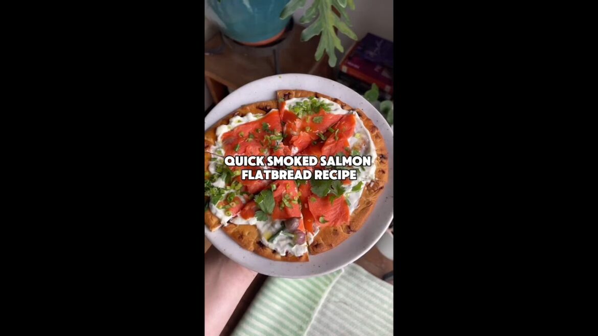Quick Smoked Salmon Flatbread Recipe